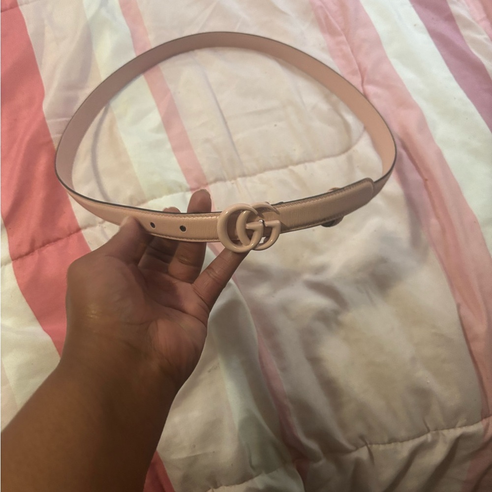 Gucci Blush Leather Belt